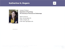 Tablet Screenshot of katherinehrogers.com
